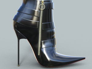 Stylish ankle boots Modelo 3D