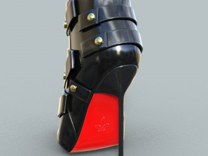Stylish ankle boots Modelo 3D