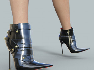 Stylish ankle boots Modelo 3D