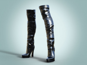 Boots transformers for women 3D Model