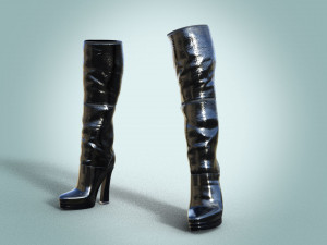 Boots transformers for women 3D Model