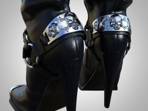 Woman Stylish boots GIANMARCO LORENZI Modèle 3D
