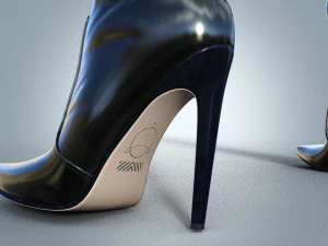 High boots over the knee boots Fernando Berlin 3D Model