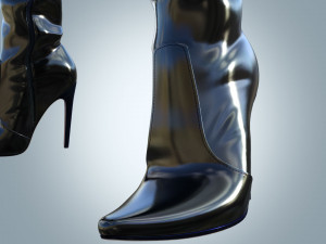 High boots over the knee boots Fernando Berlin Modelo 3D
