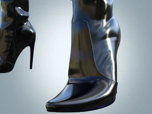 High boots over the knee boots Fernando Berlin 3D Model