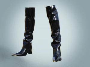 स्टाइलिश ऊँचे जूते 3D मॉडल