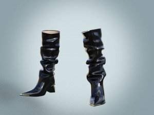 Stylish High Boots Model 3D