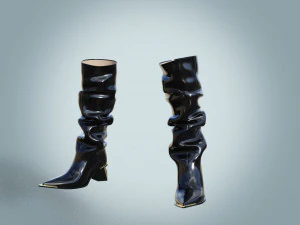 Stylish High Boots 3D Model