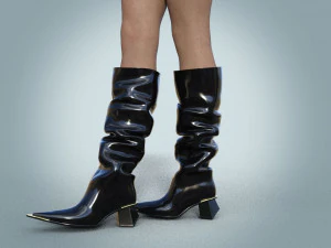 Stylish High Boots 3D Model