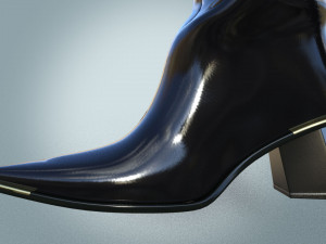 Stylish High Boots Model 3D
