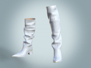 Stylish High Boots Model 3D