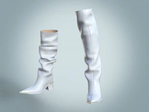 Stylish High Boots 3D Model