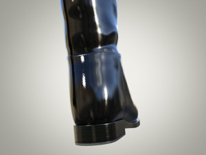 Riding boots for women 3D Модель