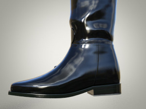 Riding boots for women 3D Модель