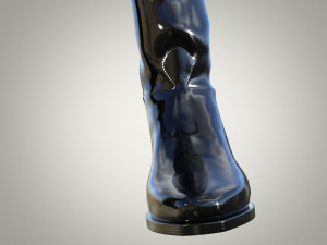 Riding boots for women 3D Модель