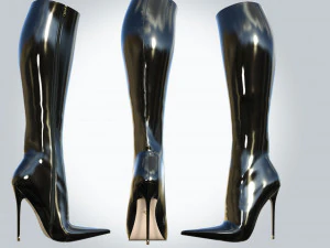 Boots charlotte-luxury 3D Model
