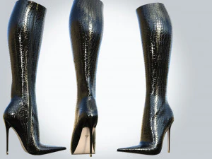 Boots charlotte-luxury 3D Model