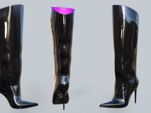 Boots Zara Dolce Gabbana 3D Model