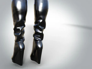 Thigh High Boots 3D Model