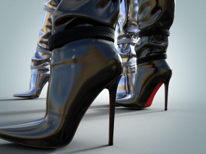Thigh High Boots 3D Модель