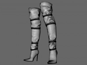 Thigh High Boots 3D Модель