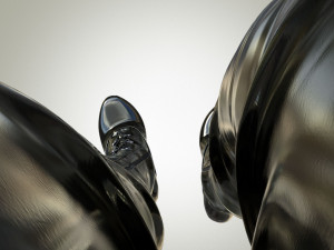 Platform High Tread Boots 3D Model