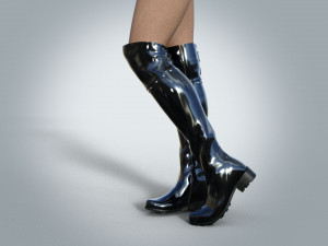 Lacquered Treads with lacing Model 3D
