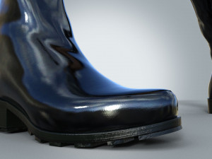 Lacquered Treads with lacing Model 3D
