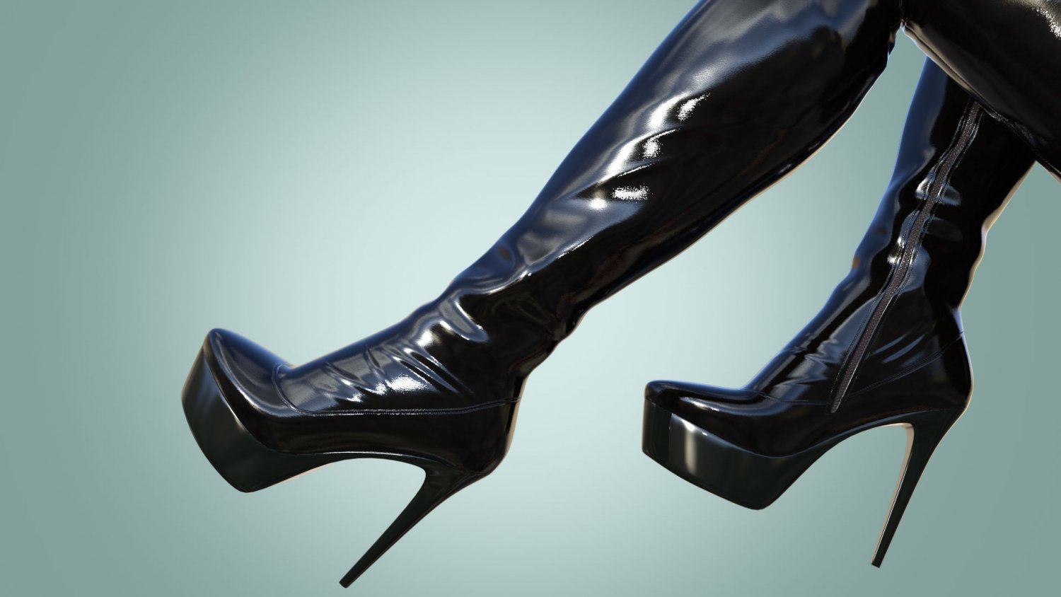 Platform shop thigh boots