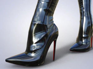 Thigh High Boots3 3D Model