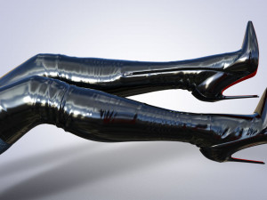 Thigh High Boots3 Modèle 3D