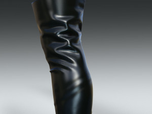 High Boots Thigh High Boots Stylish 3D 模型