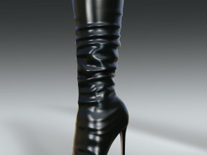 High Boots Thigh High Boots Stylish 3D 模型