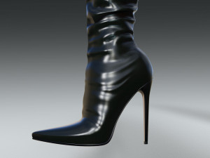 High Boots Thigh High Boots Stylish 3D 模型