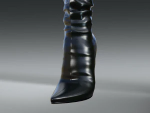 Високі черевики Чоботи до бедра Стильні 3D Модель