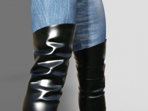 Boots Treads Cassadai 3D Model