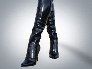 High Boots Boots Ali 3D 모델
