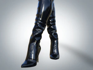 High Boots Boots Ali 3D Model