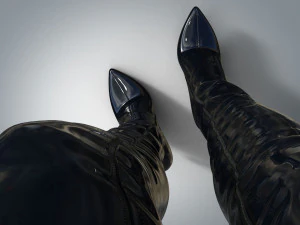 High Boots Boots Ali 3D Model