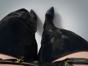 High Boots Boots Ali 3D 모델