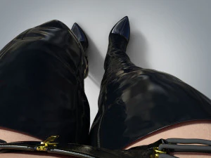 High Boots Boots Ali 3D Model