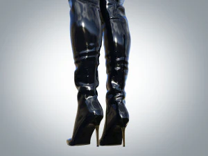 High Boots Boots Ali 3D Model