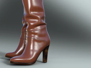 Stylish Womens Boots EMMA KIHG 3D Model