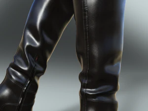 Stylish Womens Boots EMMA KIHG 3D Model