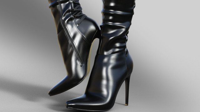 High Boots LAIGZEM 3D Model in Clothing 3DExport