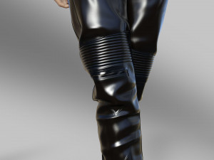 Two Pairs of High Boots in the Cyberpunk Style 3D मॉडल