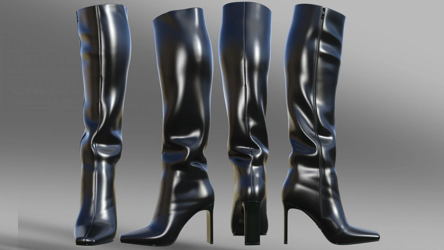 BUTY ZARA Model 3D .c4d .max .obj .3ds .fbx .stl .blend 