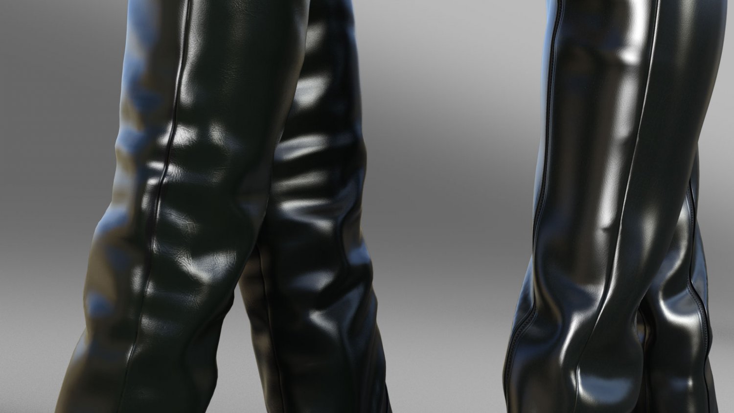 Leather thigh high boots zara hotsell