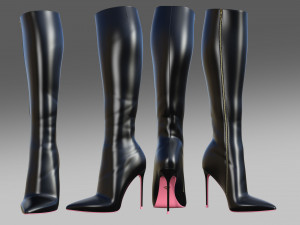Harlotte-luxury Boots Collection 3D 모델