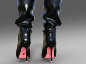 BOOTS charlotte-luxury 3D Модель